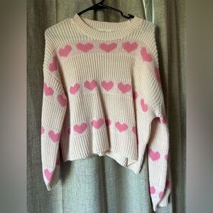 Hearts sweater